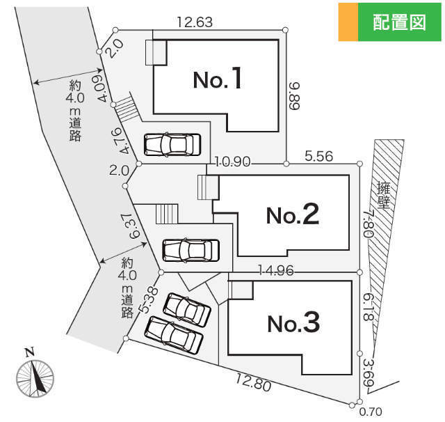 【ニュービルドシリーズ牛久保町】区画図