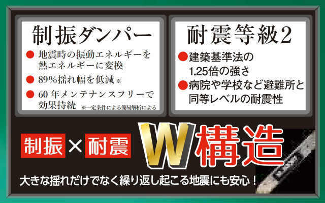 【グレイスウッド明津】制震+耐震住宅