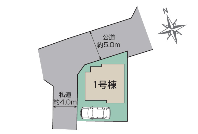 【ブルーミングガーデン三鷹市中原3丁目】区画図