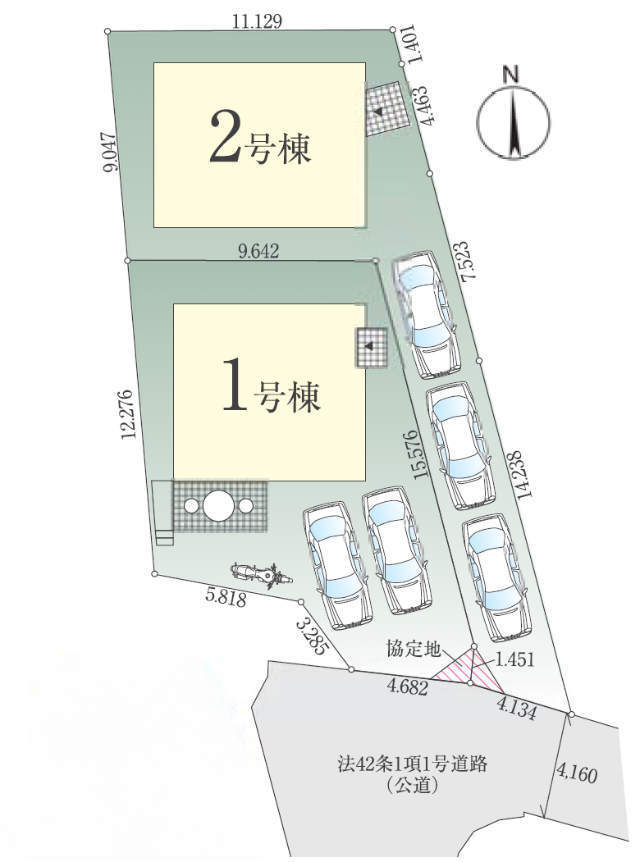 【FiT川崎市麻生区向原3期】区画図