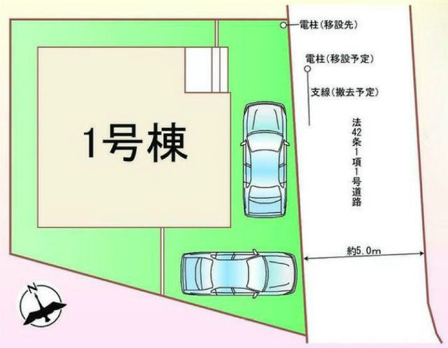 【ハートフルタウン川崎市多摩区南生田2丁目6872番】区画図