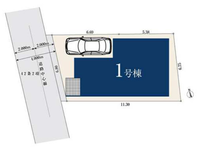 【ミラスモ馬絹438①】区画図