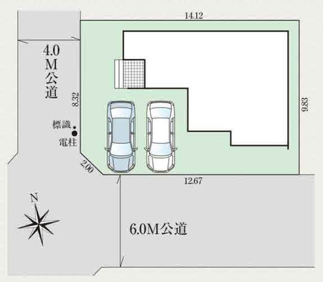 【グラファーレ三鷹市上連雀11期】区画図