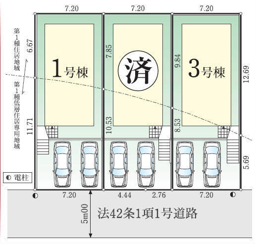 【FiT川崎市麻生区千代ケ丘4期】区画図