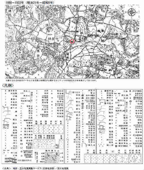 ラグラス日吉 新築一戸建て4棟 高田駅・日吉駅 土地の履歴:古地図・航空写真 (1).jpg