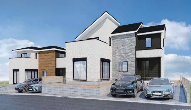 【ケイアイグレイス青葉区桂台1期】外観パース