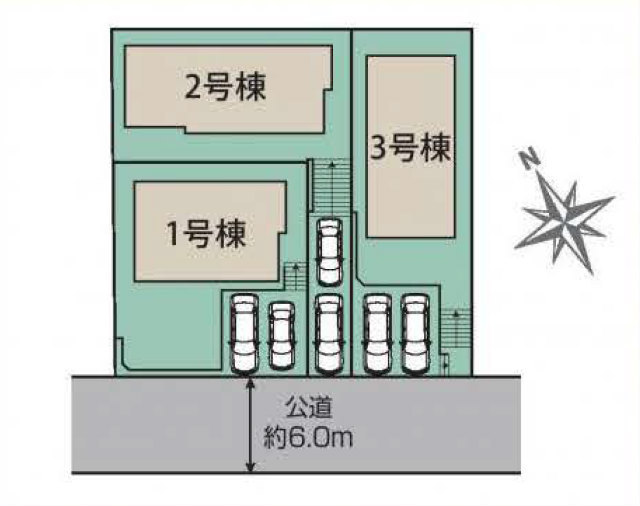 【ブルーミングガーデン町田市つくし野３丁目】区画図