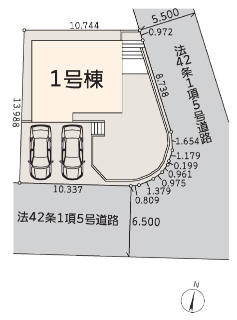 【リーブルガーデン みなみ台7丁目第2】区画図