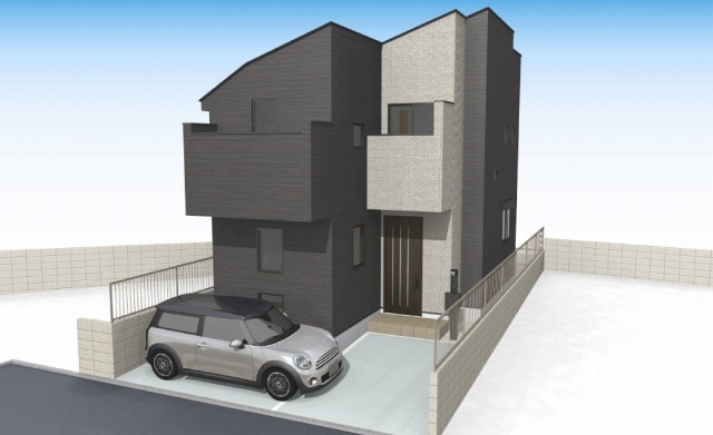 【ミラスモ調布市深大寺南町102①】外観パース