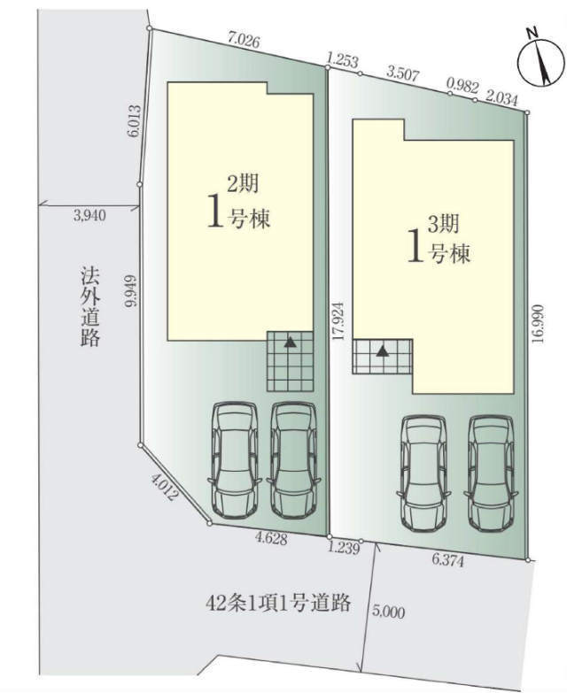 【FiT町田市小山町2期3期】区画図