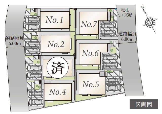 【ラグラス向原】区画図