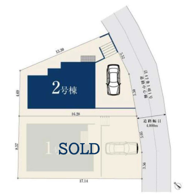 【ミラスモ王禅寺東345②】区画図
