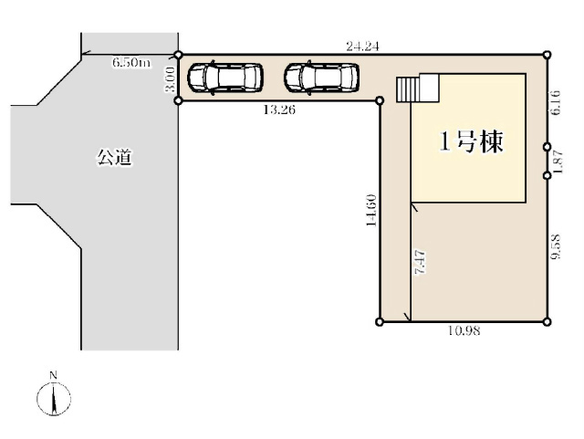 【リーブルガーデン青葉区すみよし台第2】区画図