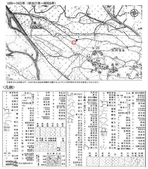 スマートワンシティ中河原2期 Z空調の家 日新町 新築一戸建て：土地の履歴：古地図・過去の航空写真 (1).jpg