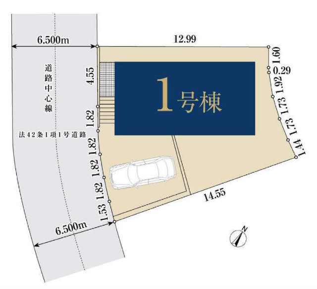 【ミラスモ青葉区市ヶ尾町0471①】区画図