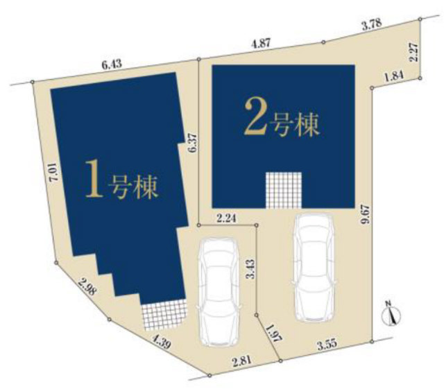 【ミラスモ稲城市矢野口0941②】区画図