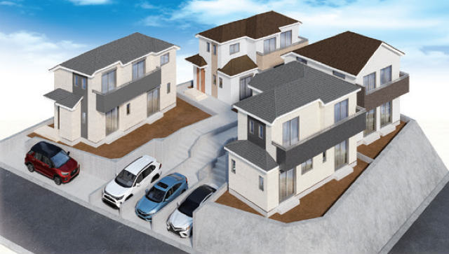 【ハートフルタウン成瀬2丁目】外観パース