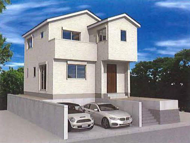 【新築一戸建|鴨居町】外観パース