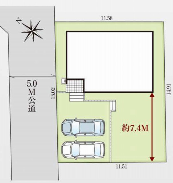 【グラファーレ町田市金井ヶ丘】区画図