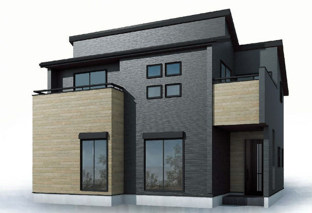 【リーブルガーデン青葉区もえぎ野】外観パース