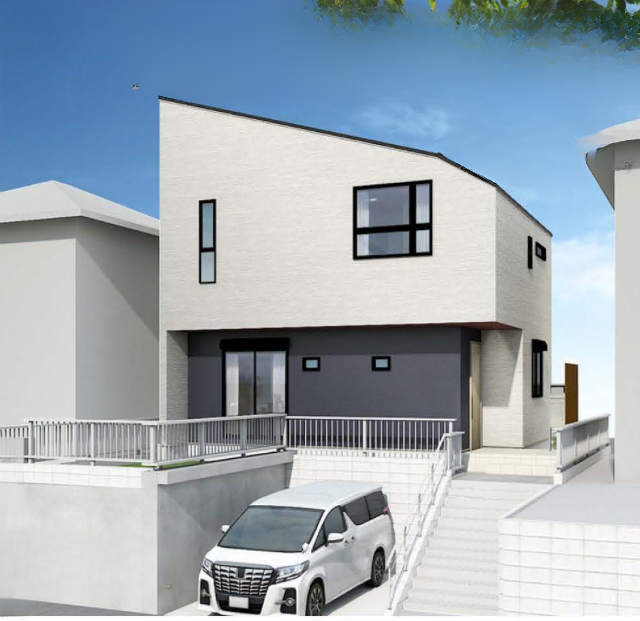 【新築一戸建|横浜市荏田南三丁目】外観パース