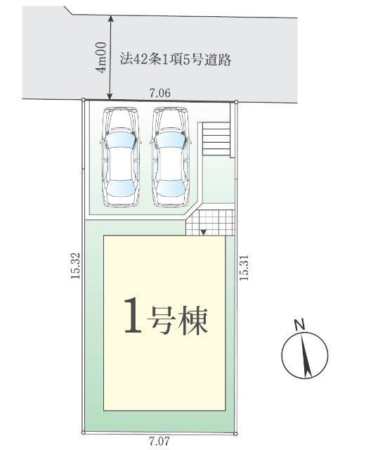 【FiT狛江市西野川1期】区画図