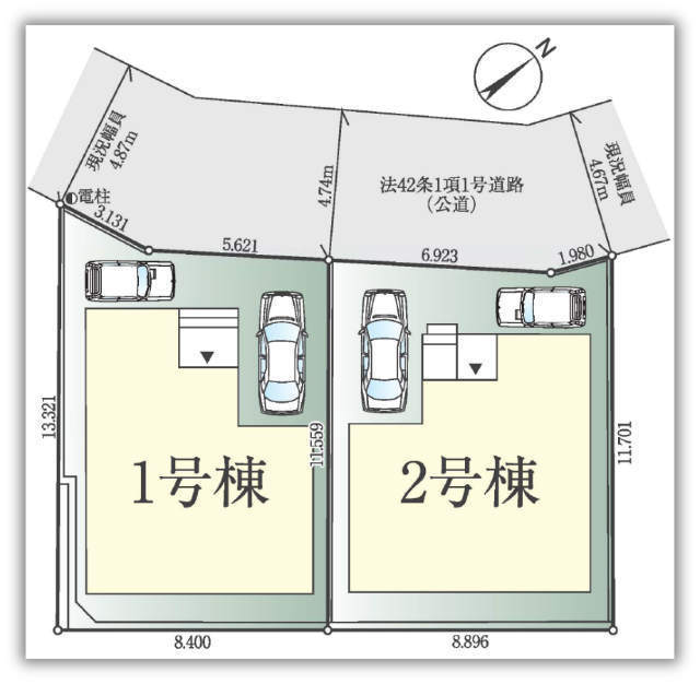 【FiT川崎市宮前区平1期】新築一戸建「向ヶ丘遊園」駅徒歩27分・「溝の口」駅バス16分 停歩3分：区画図