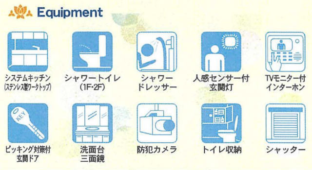 【クレイドルガーデン調布市菊野台第3】設備