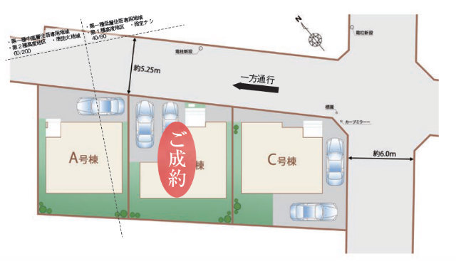 【ハートフルタウン府中市四谷5丁目Ⅱ】区画図