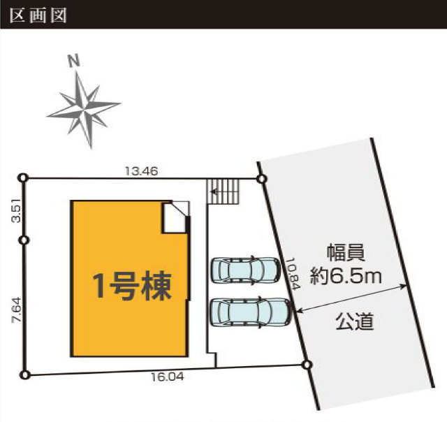 【KEIAI GRACE 青葉区奈良町5期】区画図