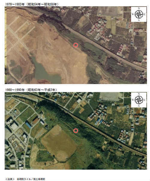 ハートフルタウン稲城南山 新築一戸建て2棟 稲城駅徒歩8分 土地の履歴(古地図・航空写真) (3).jpg