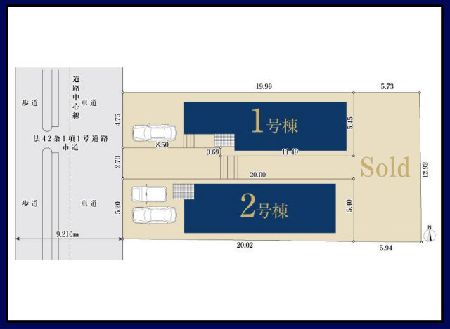 【ミラスモ町田市南大谷633③】区画図
