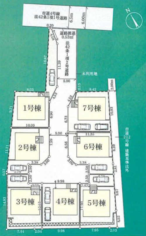 クレイドルガーデン稲城市矢野口 新築一戸建て 稲城駅： 区画図.jpg