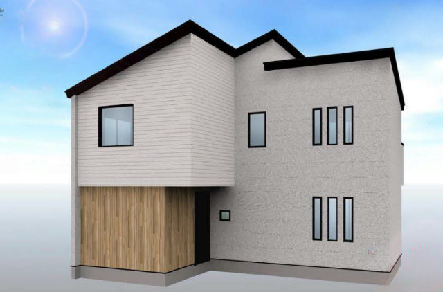 【新築一戸建｜横浜市青葉区奈良町】外観パース