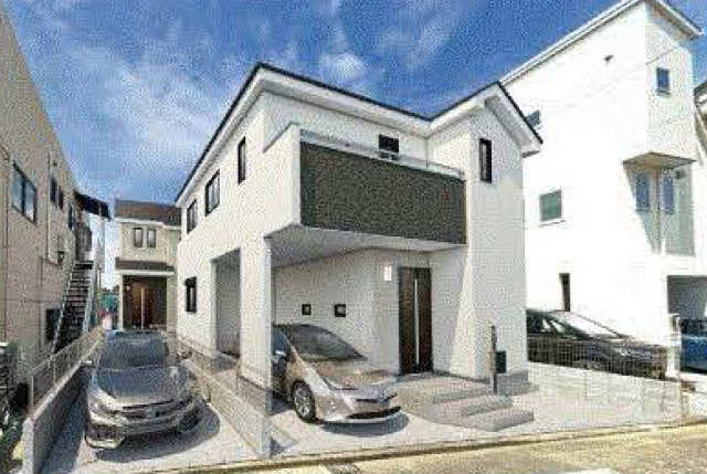 【新築一戸建全2棟｜稲城市押立1031番】外観パース