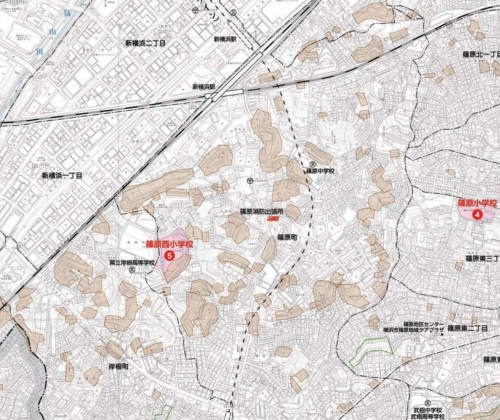 新築一戸建<PHシリーズ>港北区篠原町|「新横浜」駅徒歩7分 土砂災害ハザードマップ.jpg