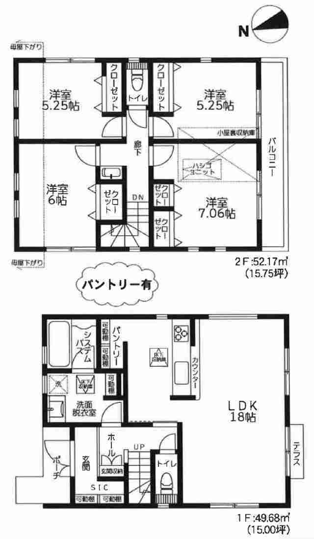 【ガルボシティー横浜市三保町6期】間取図