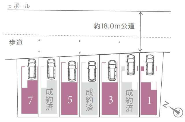 【新築一戸建全7棟：川崎市宮前区菅生2丁目 】区画図