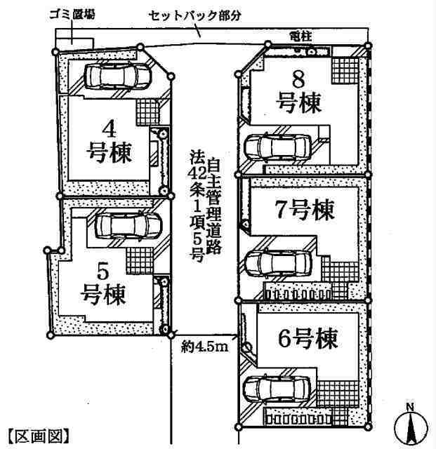 【フォレストタウン平EASTⅡ】区画図