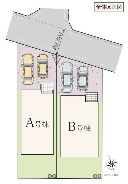 【ハートフルタウン深大寺南町5丁目15番 区画図