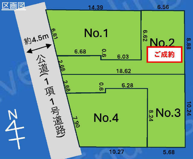 【EVERシリーズ｜深大寺北町】区画図