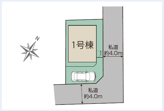 【ブルーミングガーデン永福1丁目】区画図