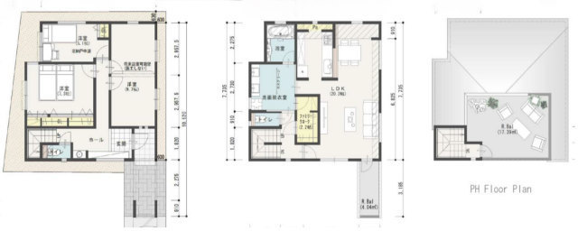 【新築一戸建｜世田谷区上馬】間取図