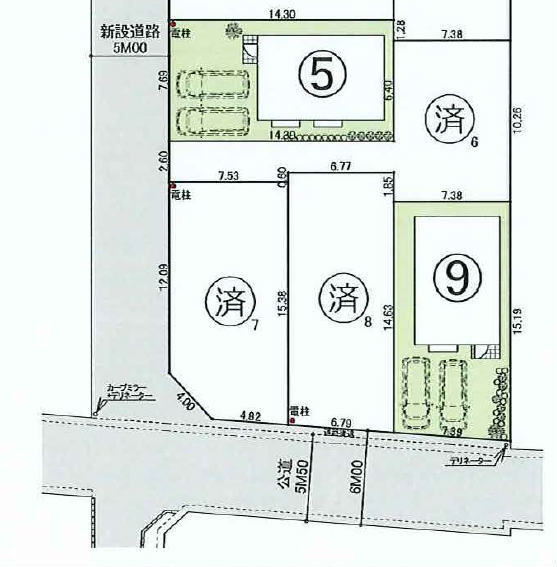 【ヴィル・クレール新川～三鷹76期】区画図