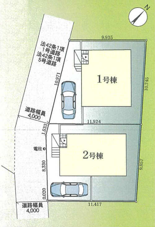 クレイドルガーデン調布市西つつじヶ丘 新築一戸建て つつじヶ丘駅： 区画図.jpg