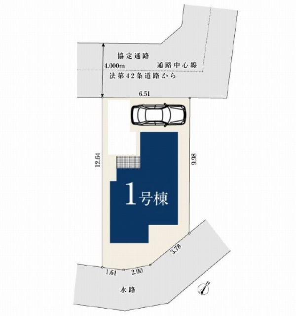 【ミラスモ調布市深大寺南町102①】区画図