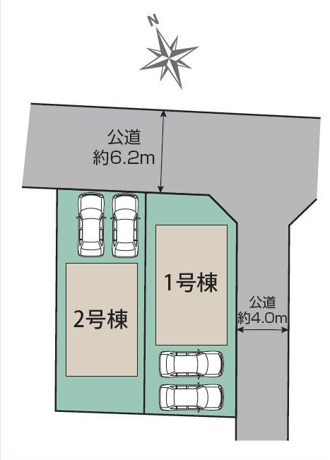 【ブルーミングガーデン三鷹市大沢5丁目】区画図