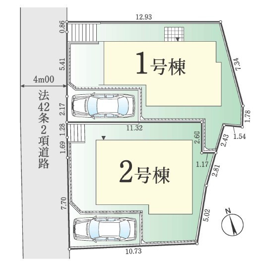 【FiT多摩市聖ヶ丘1期】区画図