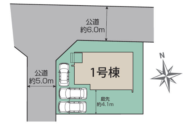 【ブルーミングガーデン薬師台1丁目】区画図