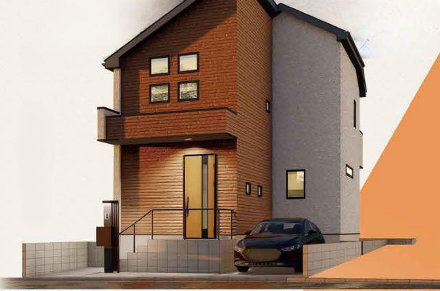 【グラファーレ深大寺東町4期】外観パース